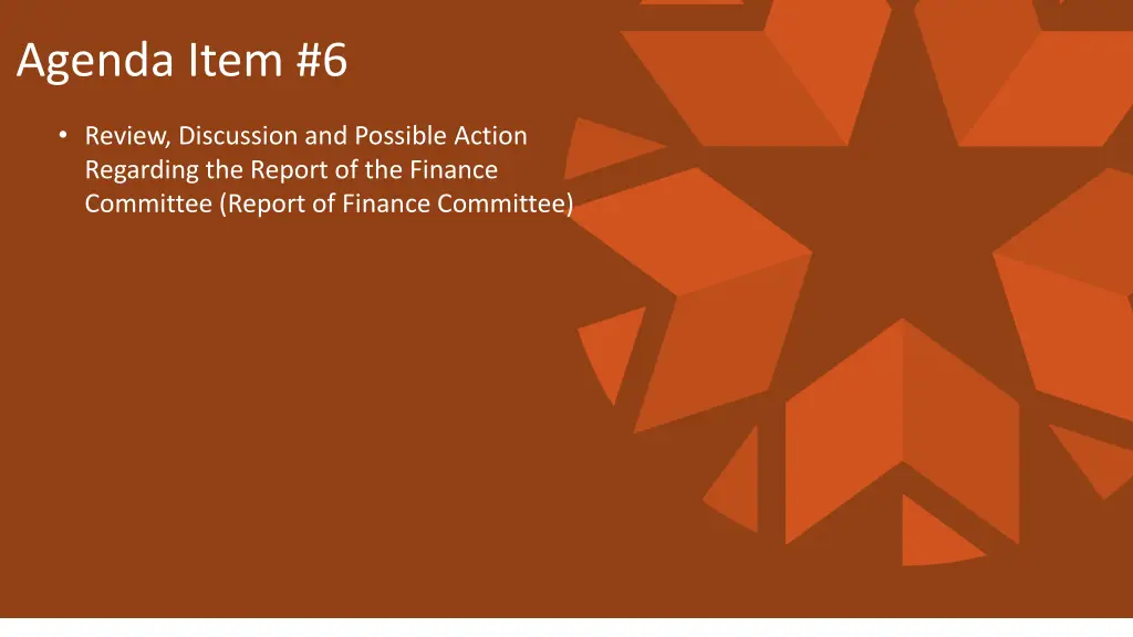 agenda item 6