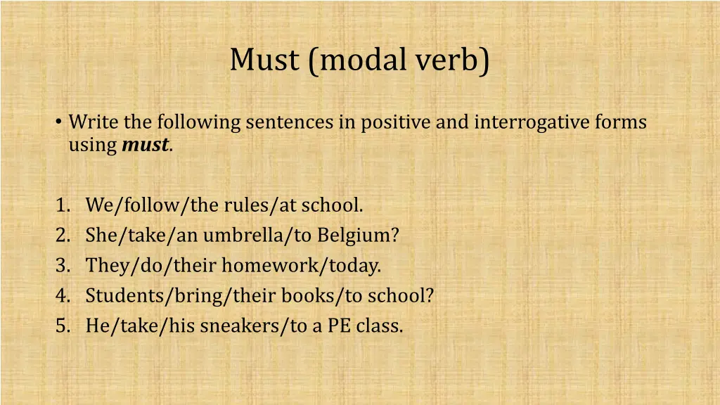 must modal verb 2
