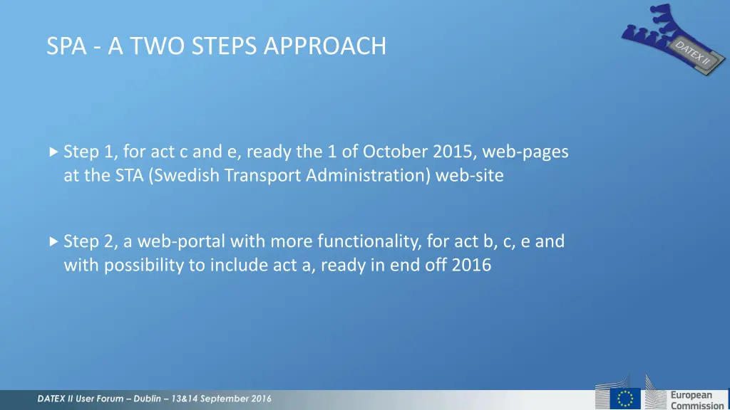 spa a two steps approach