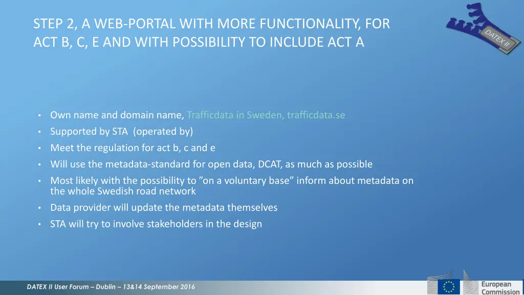 step 2 a web portal with more functionality