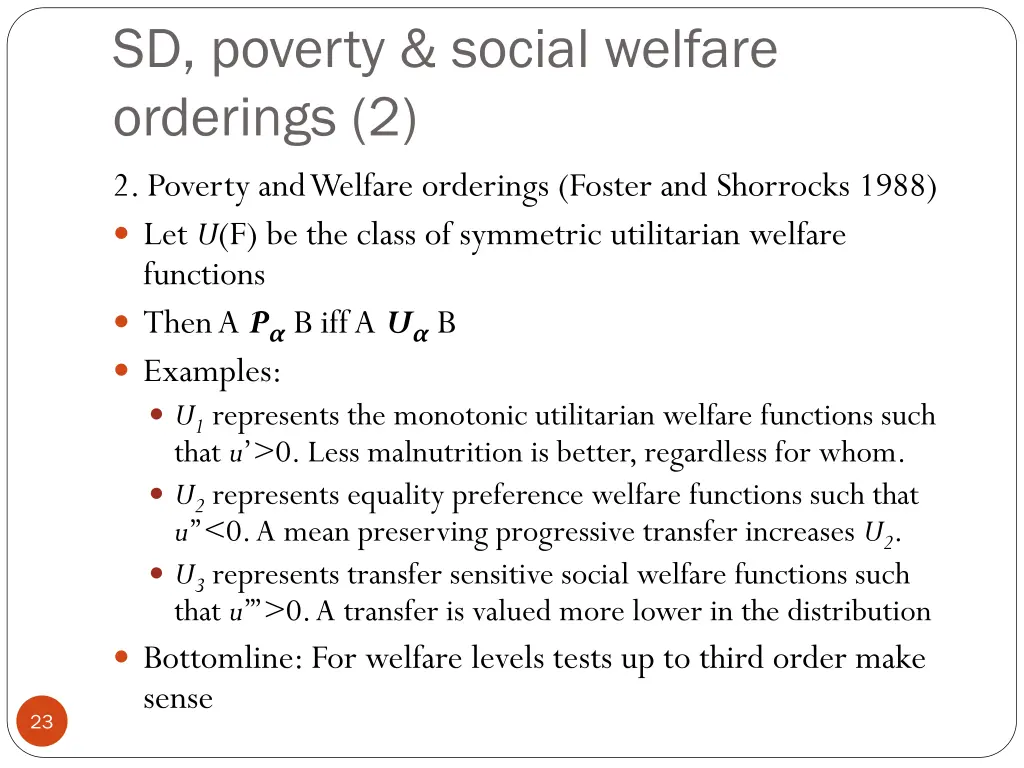 sd poverty social welfare orderings 2 2 poverty