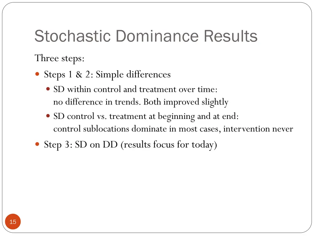 stochastic dominance results