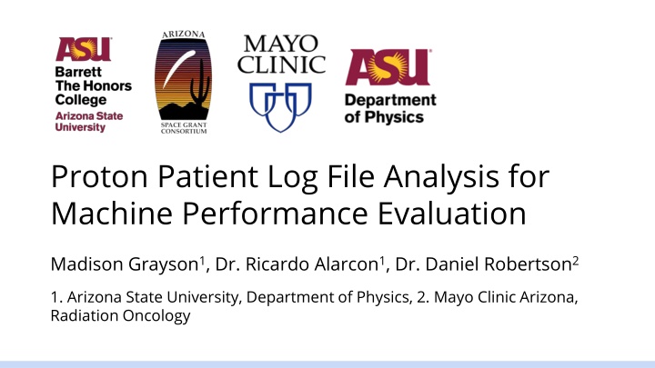 proton patient log file analysis for machine