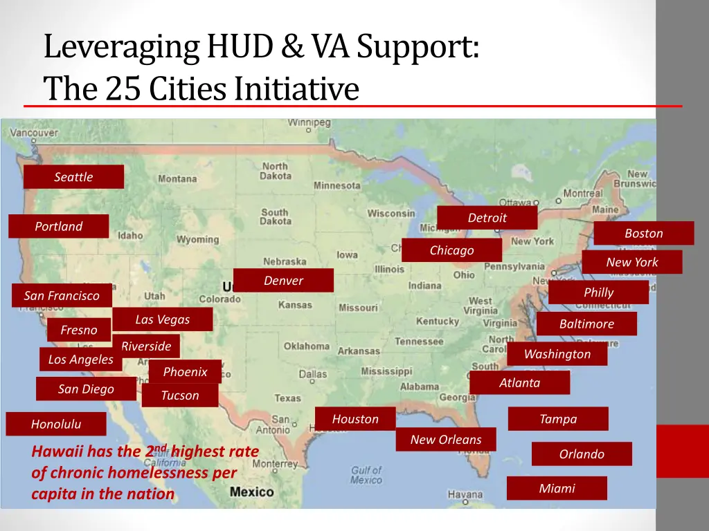 leveraging hud va support the 25 cities initiative
