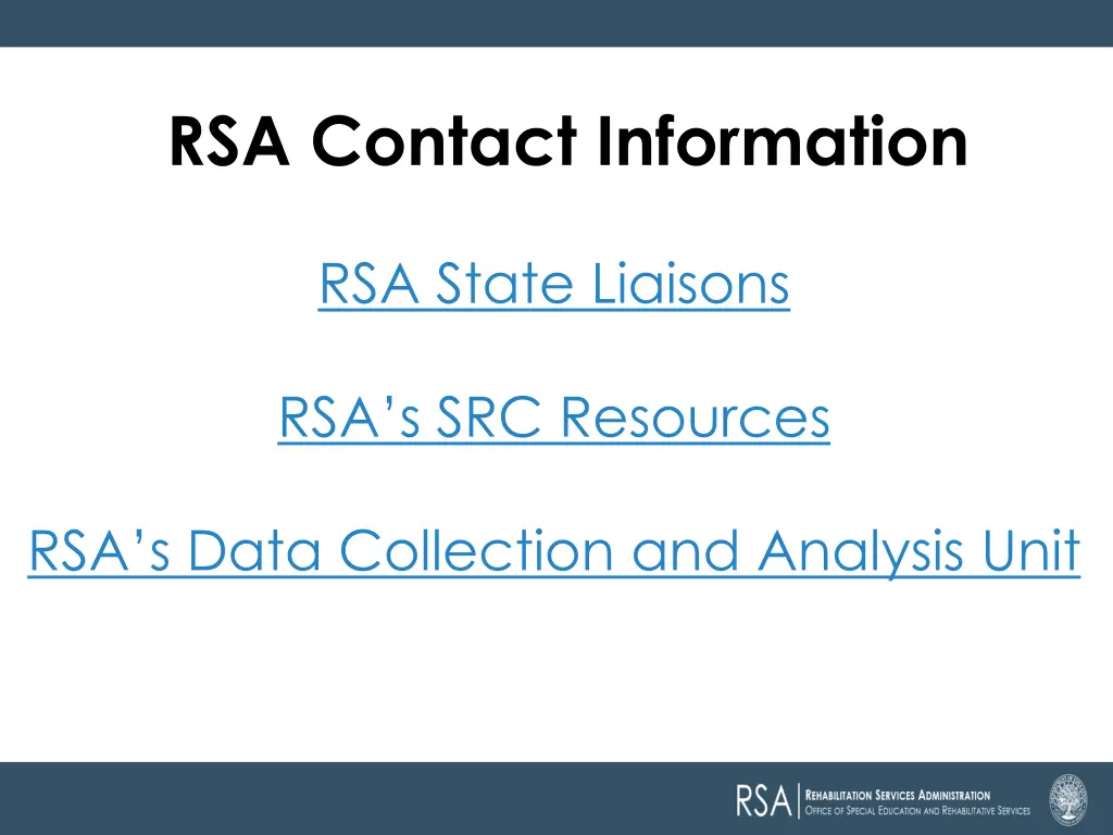 rsa contact information