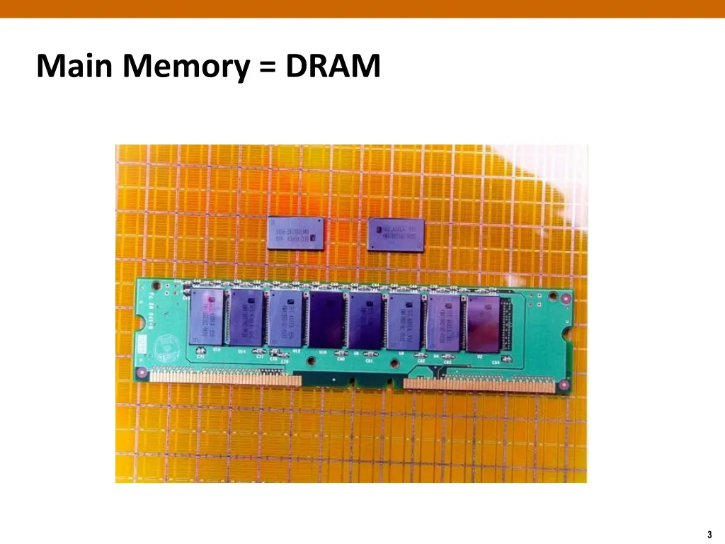 main memory dram