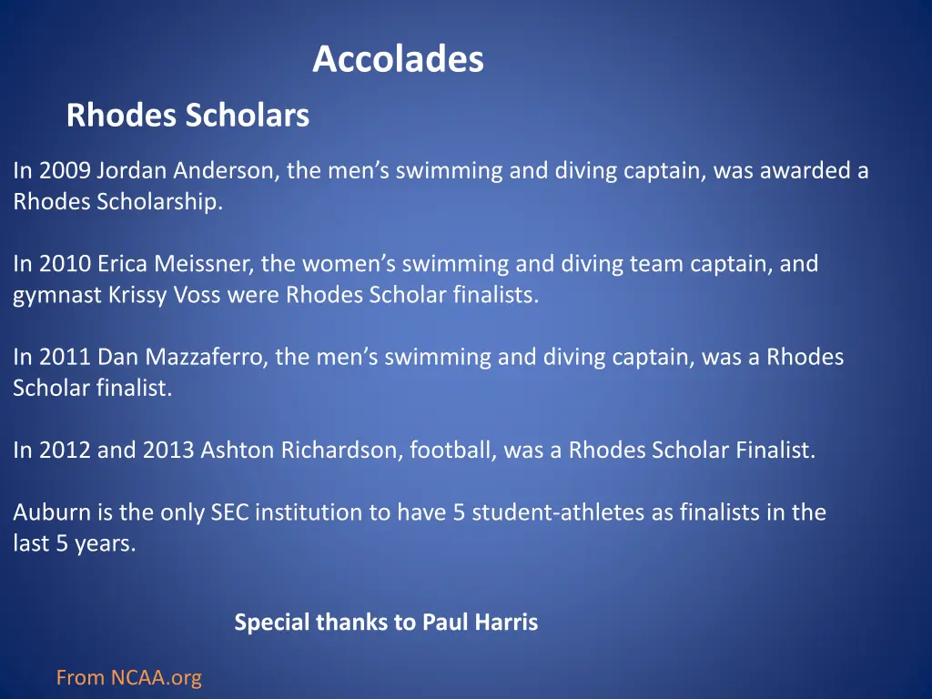 accolades