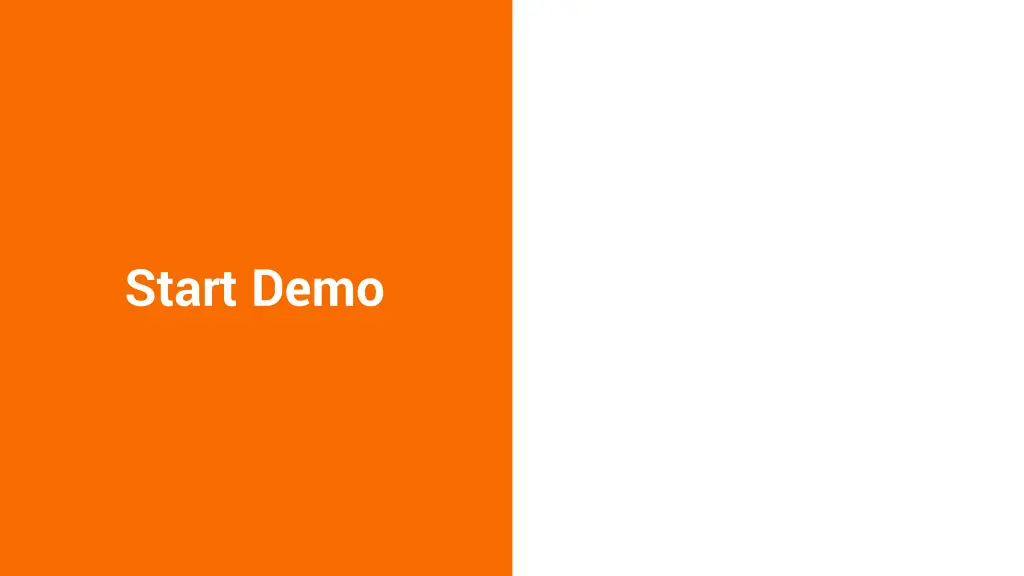 start demo
