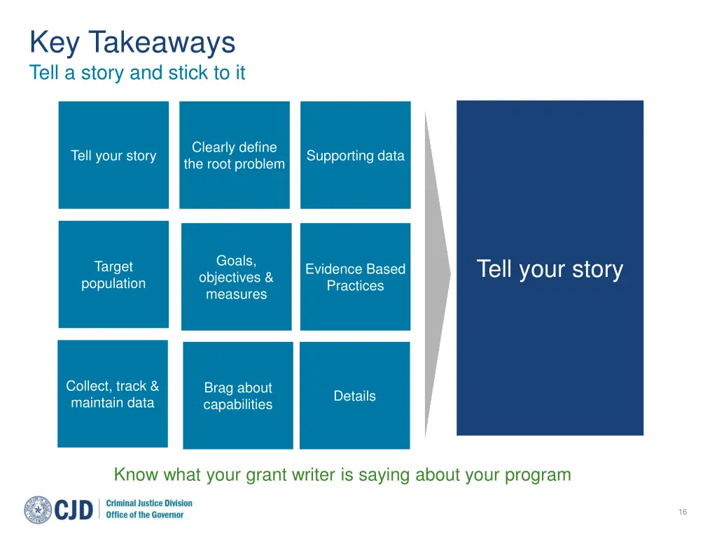 key takeaways