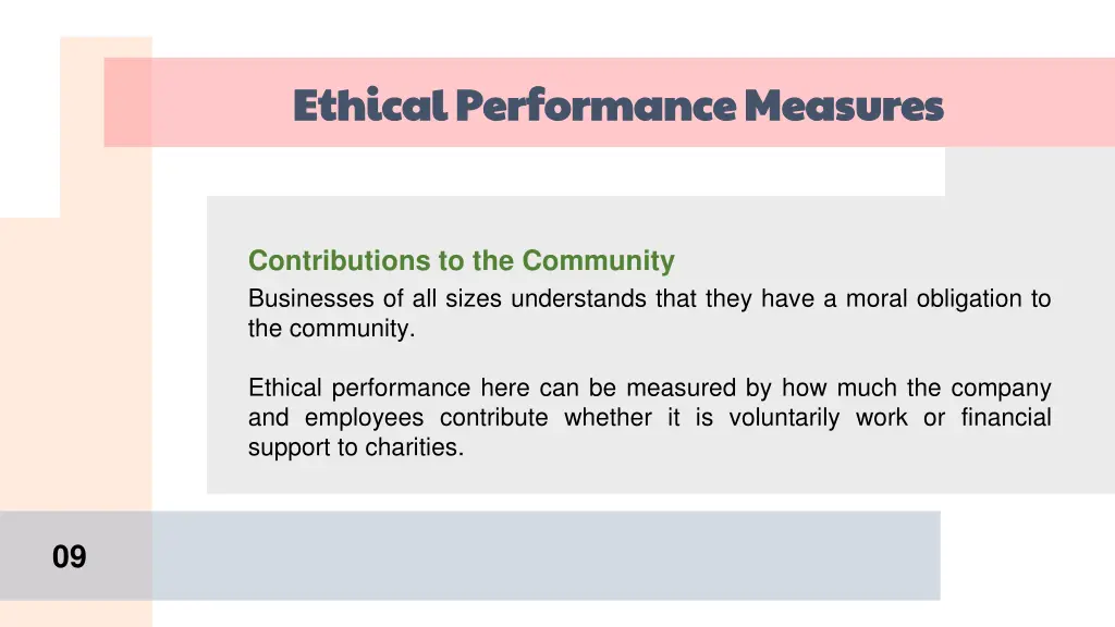 ethical performance ethical performance m measures