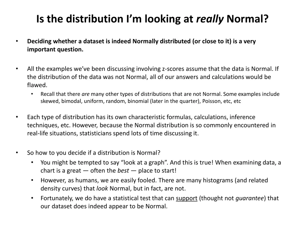 is the distribution i m looking at really normal