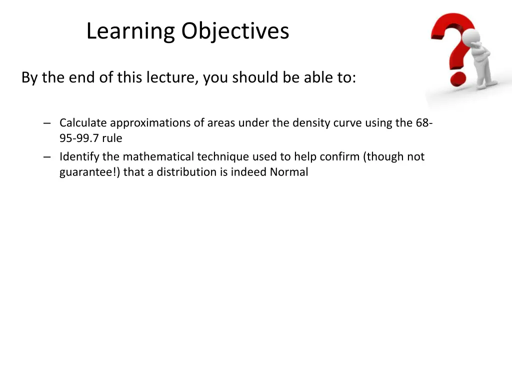 learning objectives