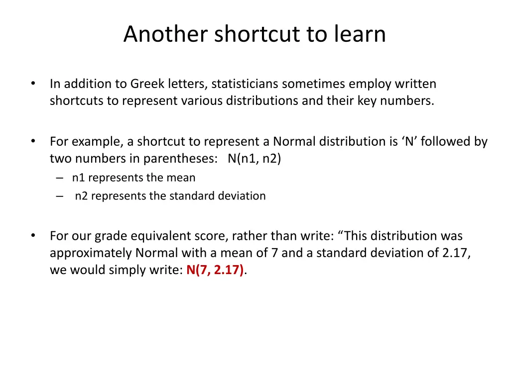 another shortcut to learn