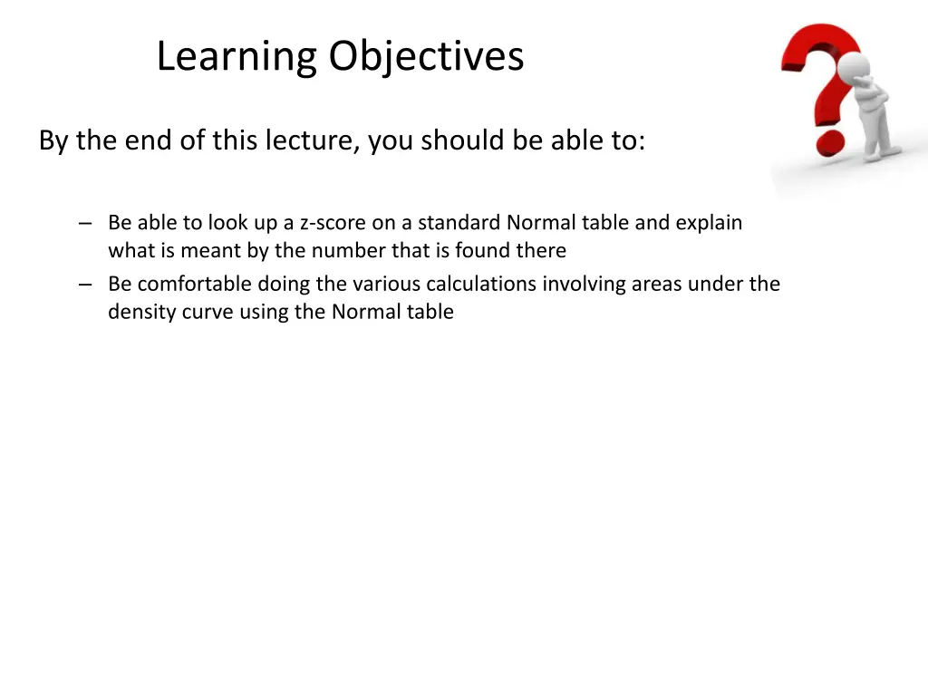 learning objectives