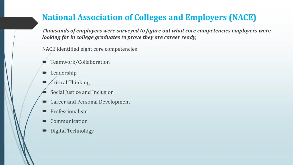 national association of colleges and employers
