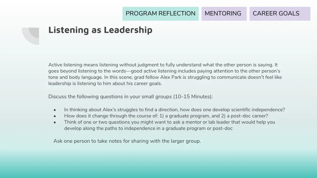 program reflection