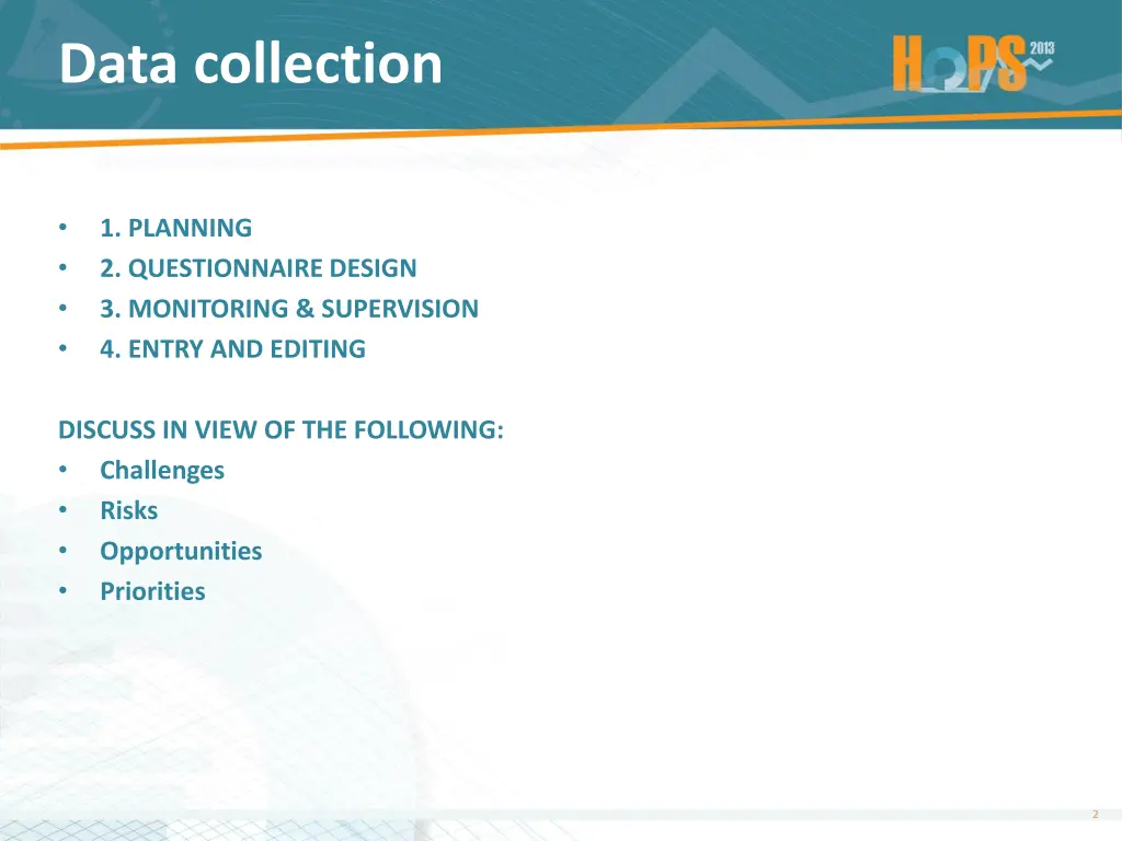 data collection