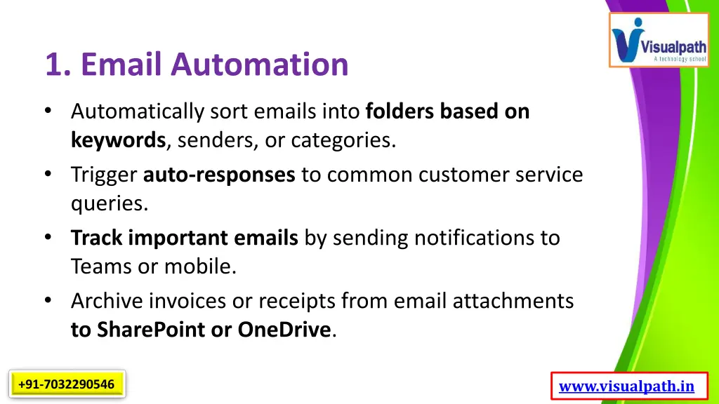 1 email automation