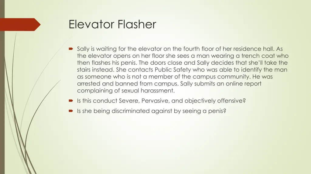 elevator flasher