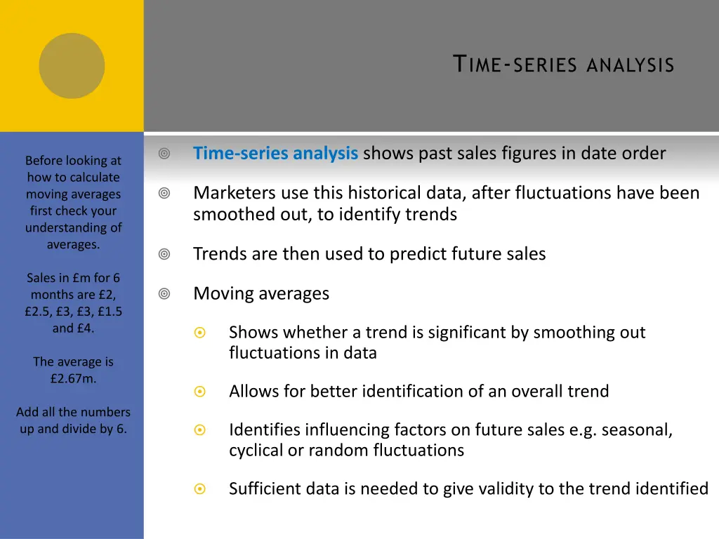 t ime series analysis