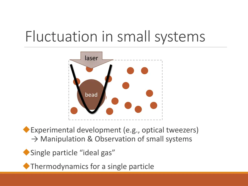fluctuation in small systems