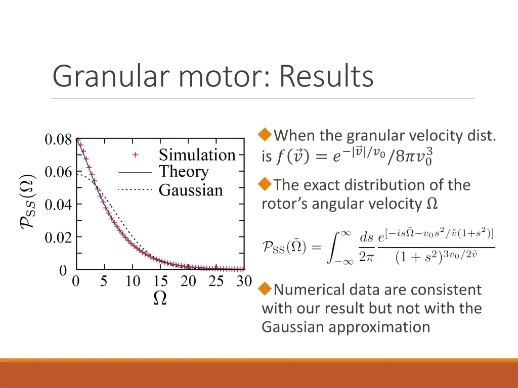 granular motor results