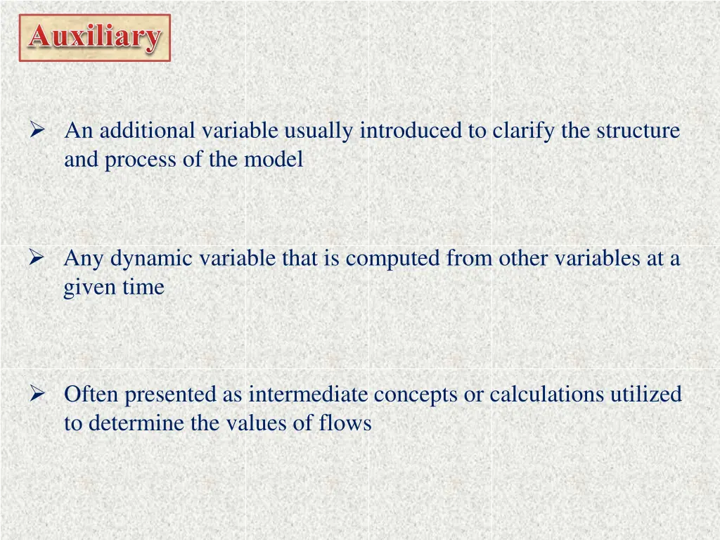 an additional variable usually introduced