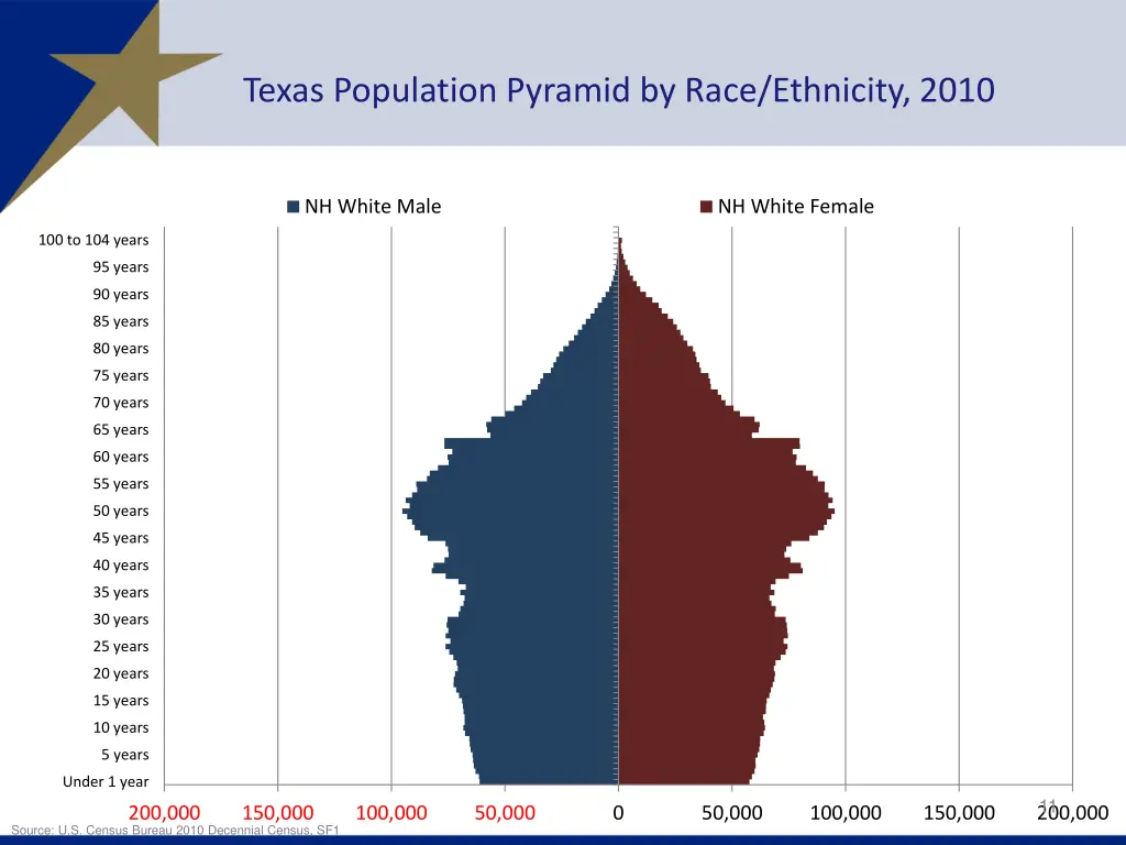 texas population pyramid by race ethnicity 2010