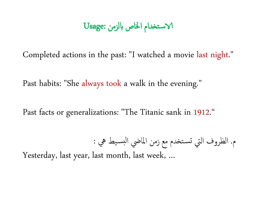 usage usage