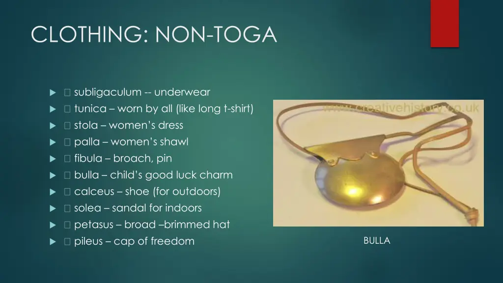 clothing non toga