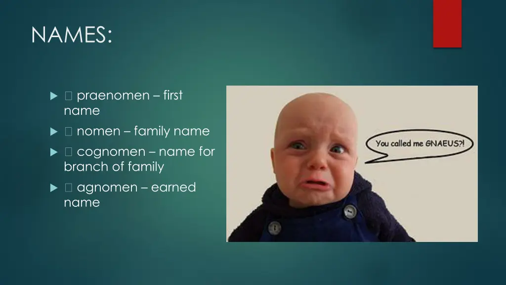 names