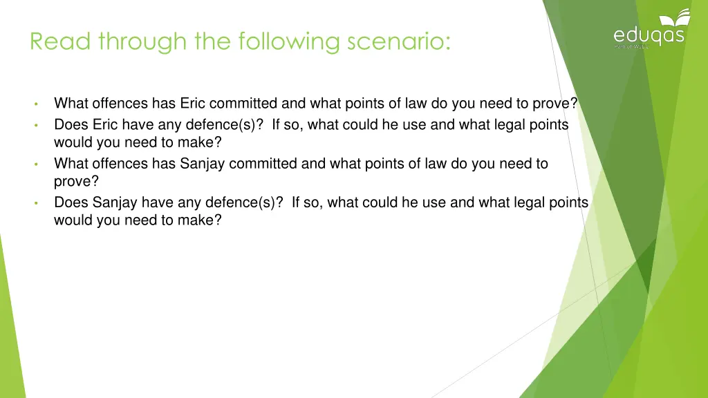 read through the following scenario 1