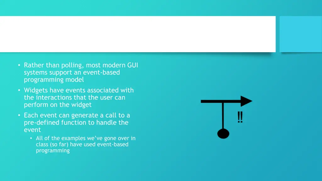 event based programming