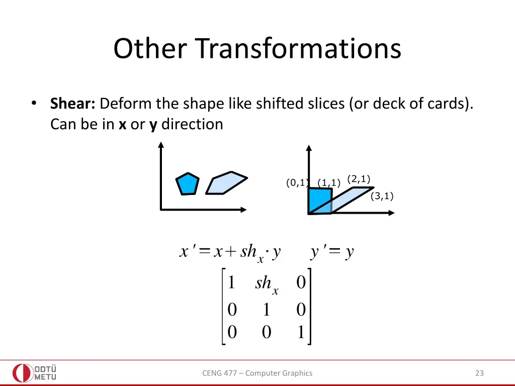 other transformations 1