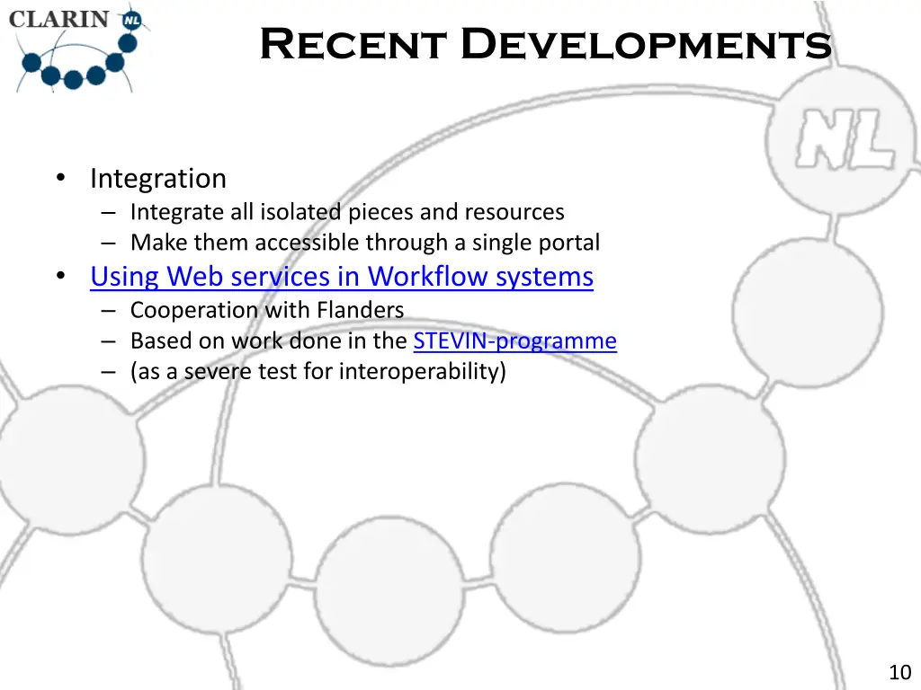 recent developments 1