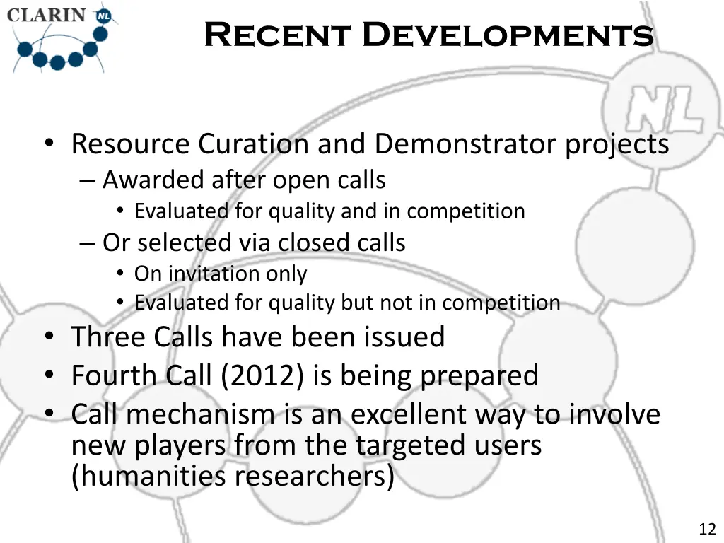 recent developments 3