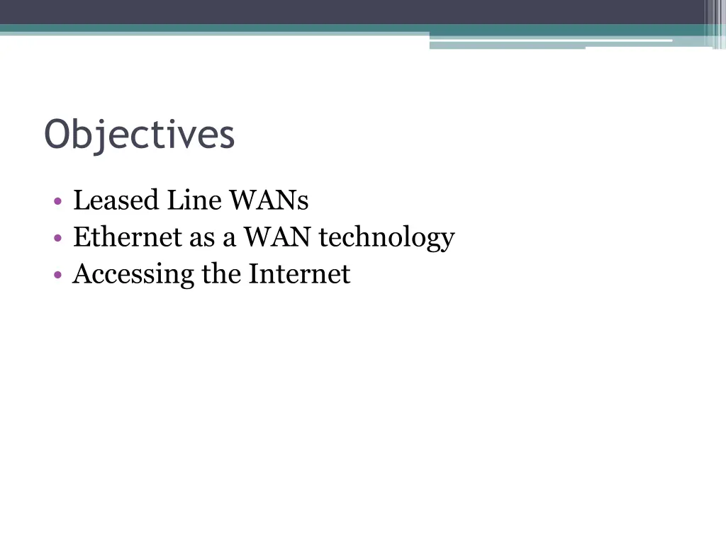 objectives