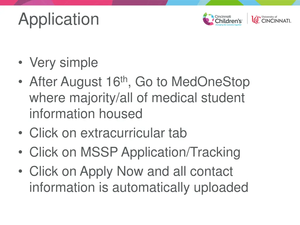 application