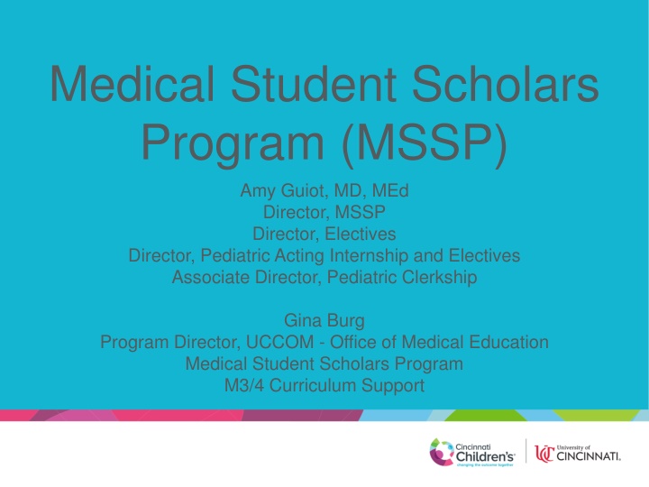 medical student scholars program mssp