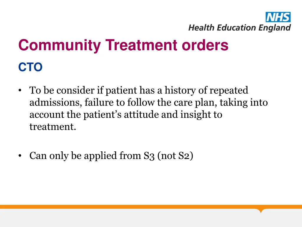 community treatment orders