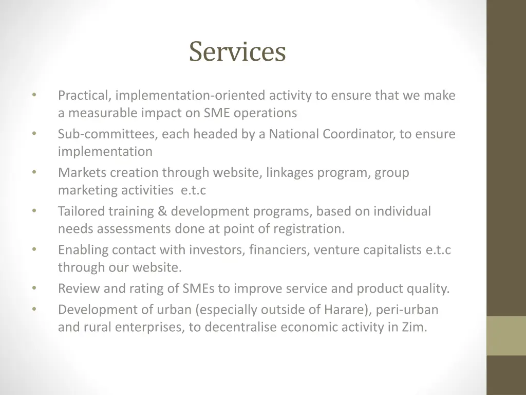 services