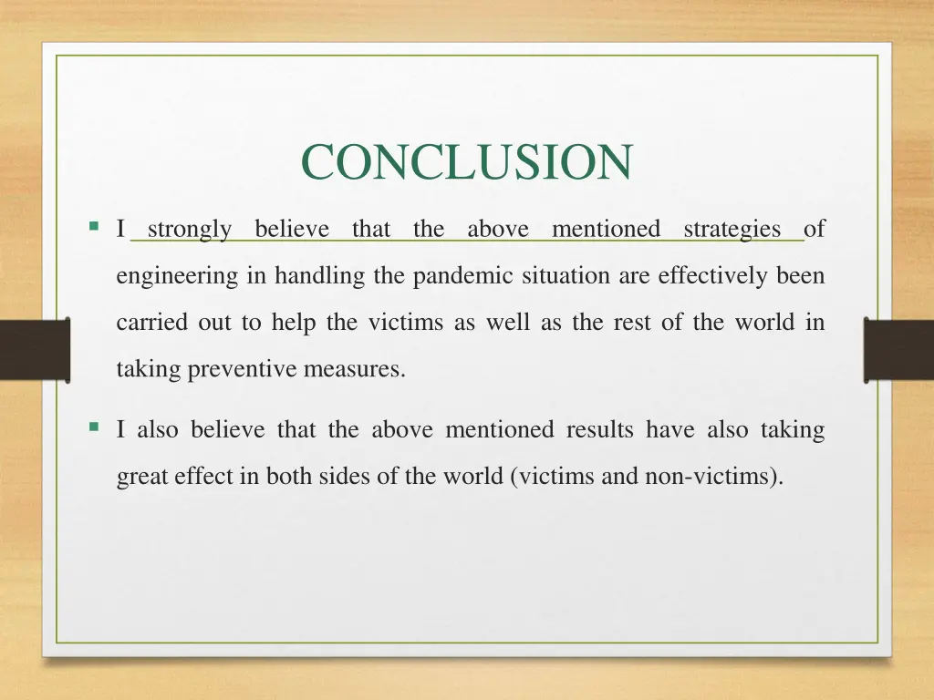 conclusion