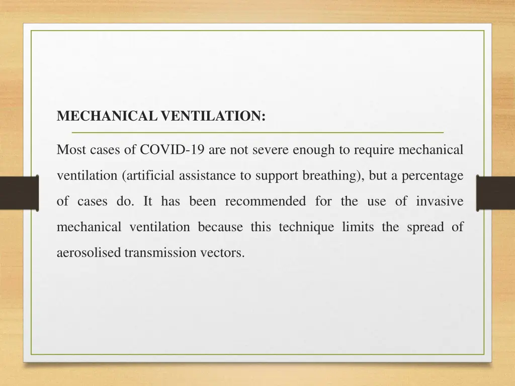mechanicalventilation