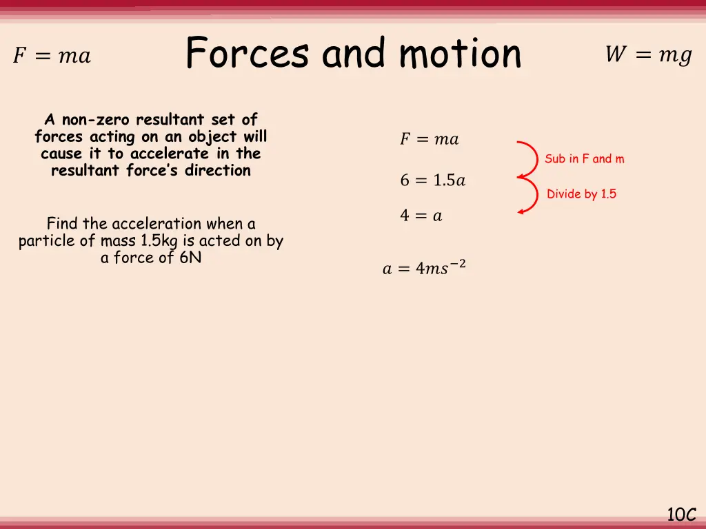 forces and motion 11