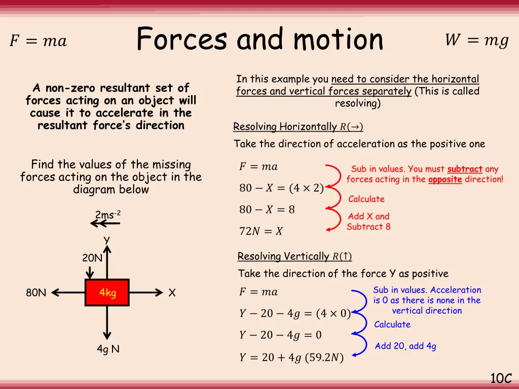 forces and motion 13