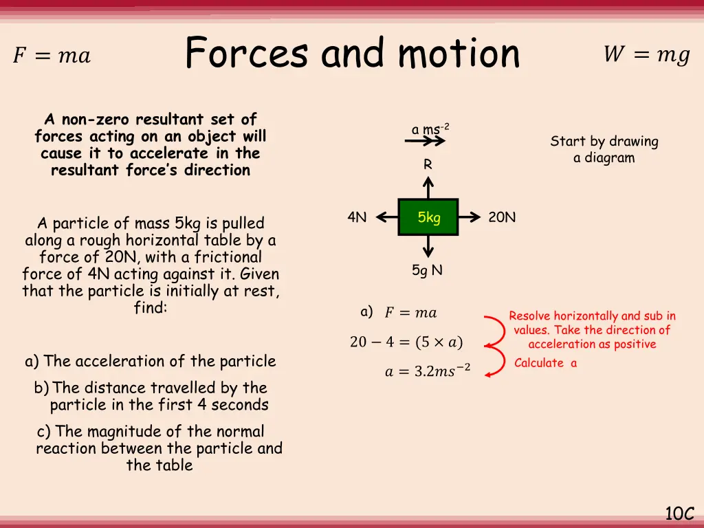 forces and motion 14