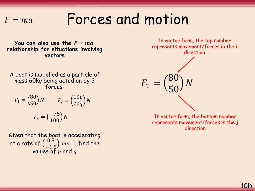 forces and motion 19