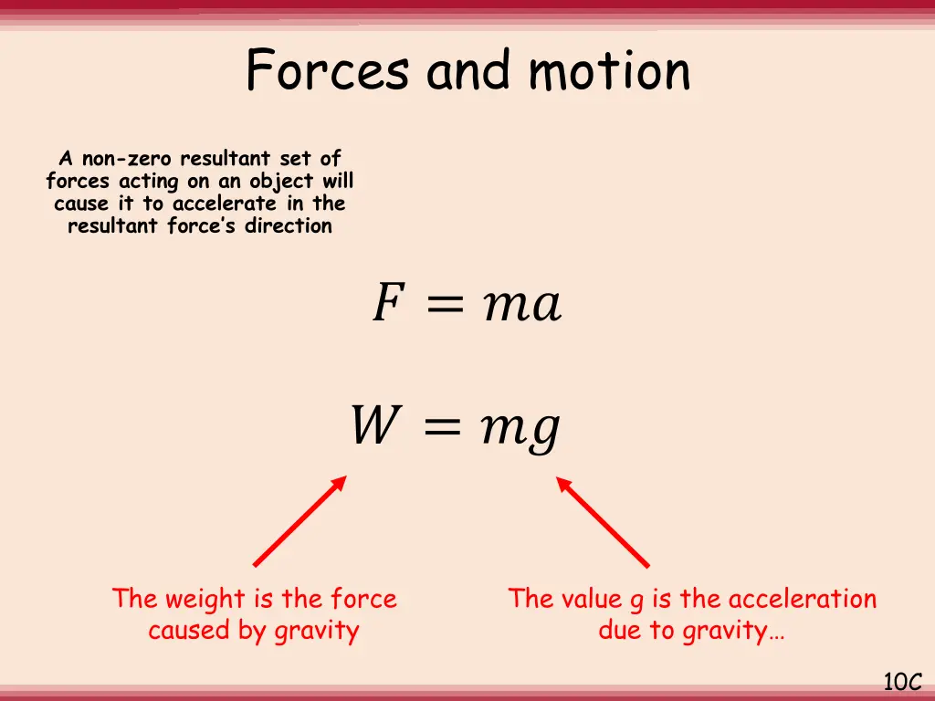 forces and motion 9