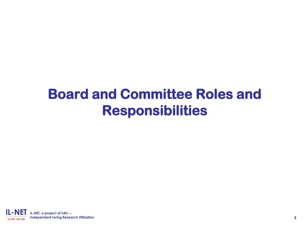 board and committee roles and board and committee