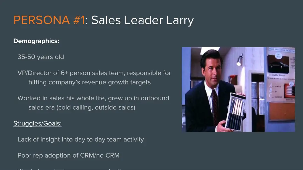 persona 1 sales leader larry